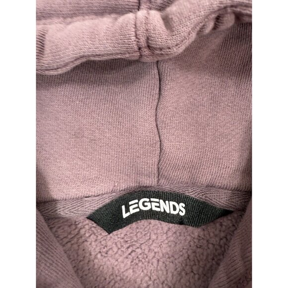 Legends Mens Hoodie Size Medium Pullover Gym Training Workout Purple Made In USA - Picture 6 of 9